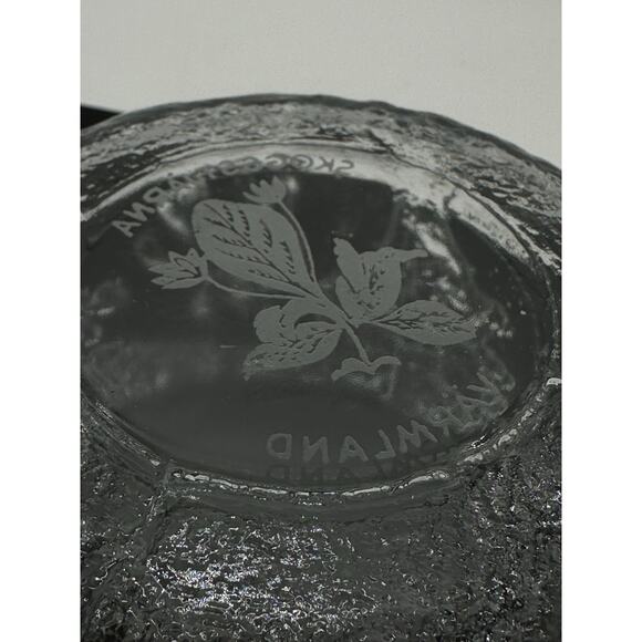 Vtg Kosta Boda Bowl Swedish Glass stamped Rhapsody couples Art 1980 Kjell Engman - Picture 7 of 13